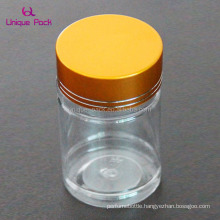 120ml/4 Oz Jars PET Plastic Empty Cosmetic Containers Cases with Silver Aluminum Caps Cream Lotion Box Ointments Bottle Food Bot